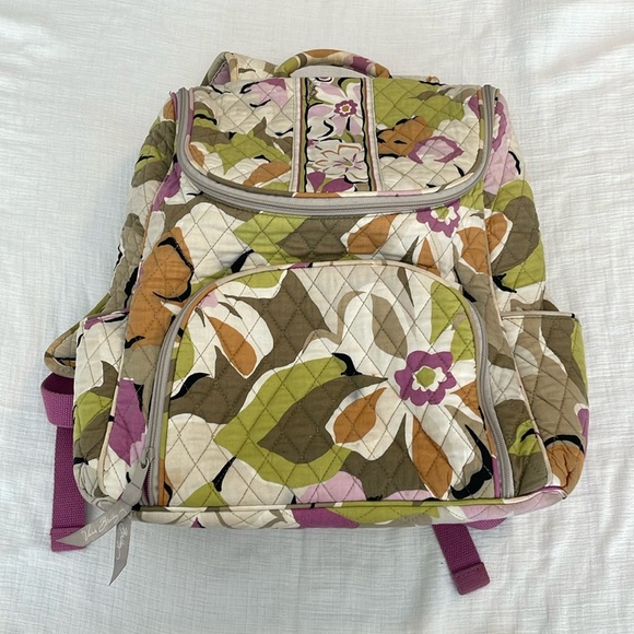 Vera Bradley Handbags - Vera Bradley | Large double zip backpack in Portobello Road pattern